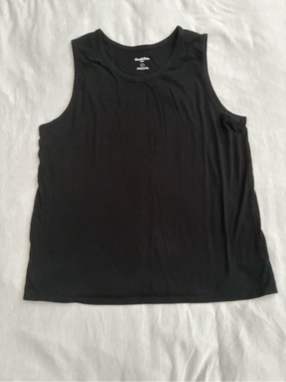 Goodfellow & Co Black Sleeveless Crewneck Tank
